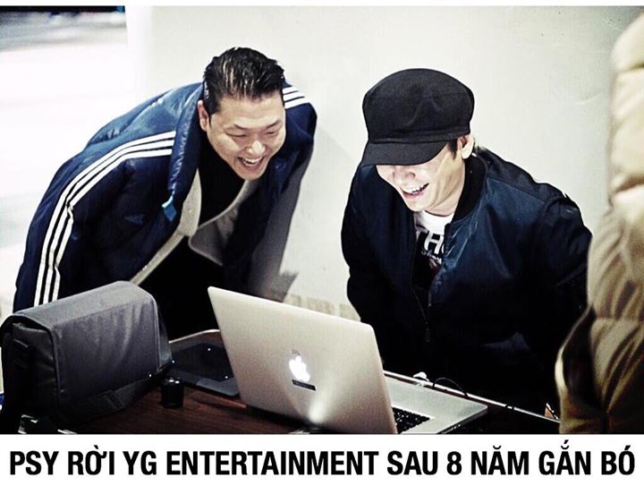 Sau các cuộc thảo luận thân mật, PSY quyết định không tái kí hợp đồng với công ty và có kế hoạch thử thách bản thân. YG sẽ tiếp tục ủng hộ những bước đường tương lai của PSY.