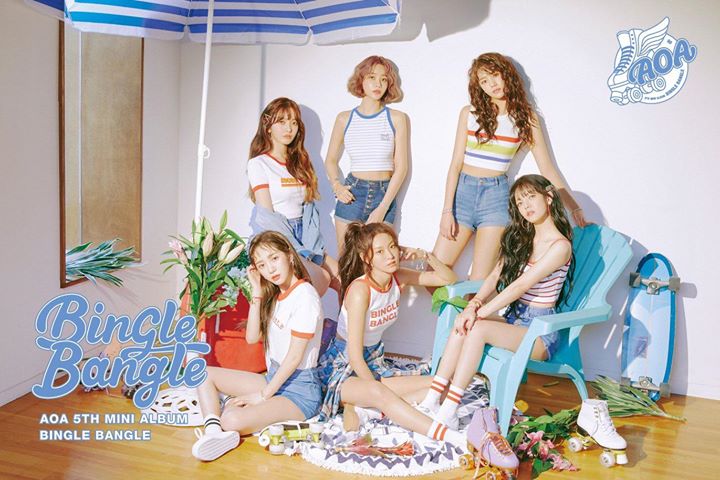 AOA tung poster quảng bá cho mini-album thứ 5 mang tên “BINGLE BANGLE” phát hành ngày 28/05