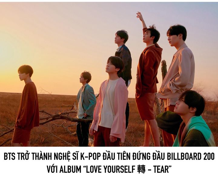 Đây là lần đầu tiên sau gần 12 năm, một album tiếng nước ngoài đạt No.1 trên bảng xếp hạng 200 album và đĩa mở rộng bán chạy nhất trong tuần tại Mỹ của Billboard với 135.000 đơn vị. Trong đó 100.000 quy đổi từ lượng bán album truyền thống, 26.000 đơn vị t