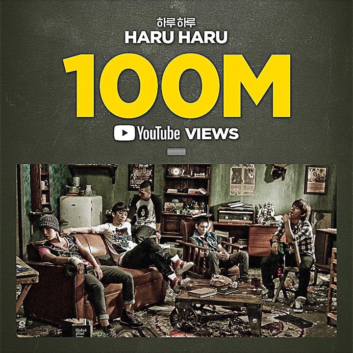 Sau 10 năm, bản hit “HARU HARU” của Big Bang đã cán mốc 100 triệu lượt xem trên Youtube 