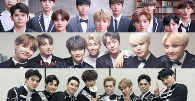 BXH giá trị thương hiệu boygroup tháng 5: Wanna One, BTS và EXO thống trị top 3, WINNER vươn lên xuất sắc