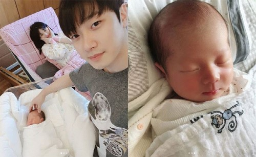 Bài báo: 'Bé trai' Choi Minhwan  ♥ Yulhee chia sẻ bức hình gia đình đầu tiên "hạnh phúc" 