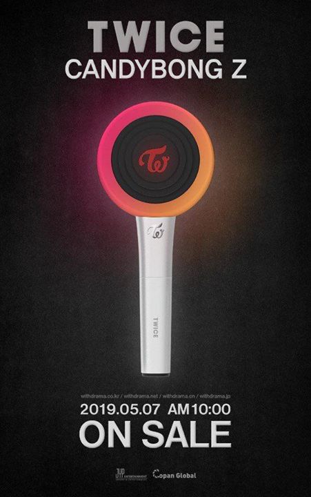 TWICE giới thiệu thiết kế lightstick phiên bản nâng cấp mới CANDYBONG Z. Hiện chưa có giá chính thức.