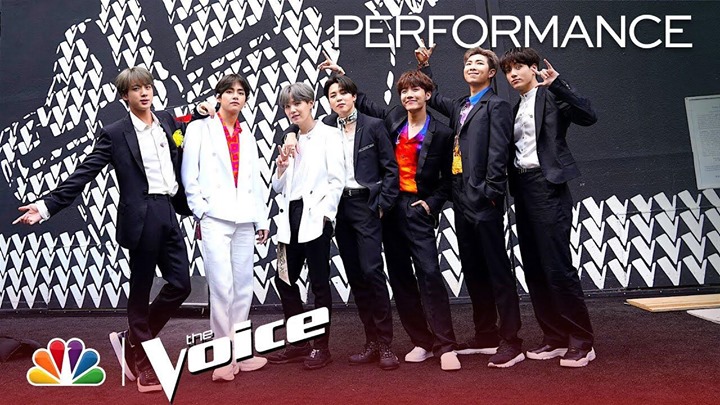 BTS biểu diễn “Boy With Luv” trong đêm chung kết The Voice Mỹ 2019 