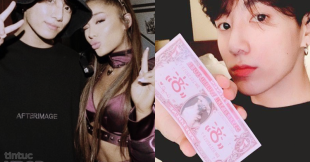 Cư dân mạng xuýt xoa trước tấm ảnh thân thiết của Jungkook (BTS) và Ariana Grande 