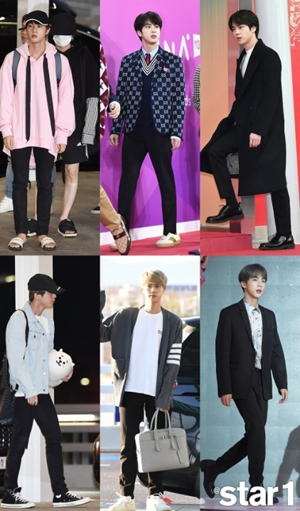 [Naver] "Người hủy diệt thời trang", phong cách thời trang đáng yêu của Kim Seokjin