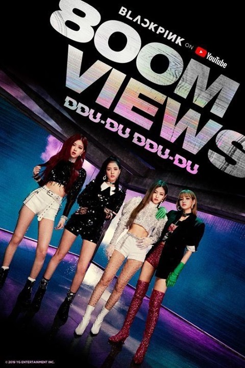 Bài báo: MV 'Ddu-du Ddu-du' của Black Pink đạt 800 triệu lượt xem sau 11 tháng 'MV K-Pop đầu tiên + thành tích cao nhất'