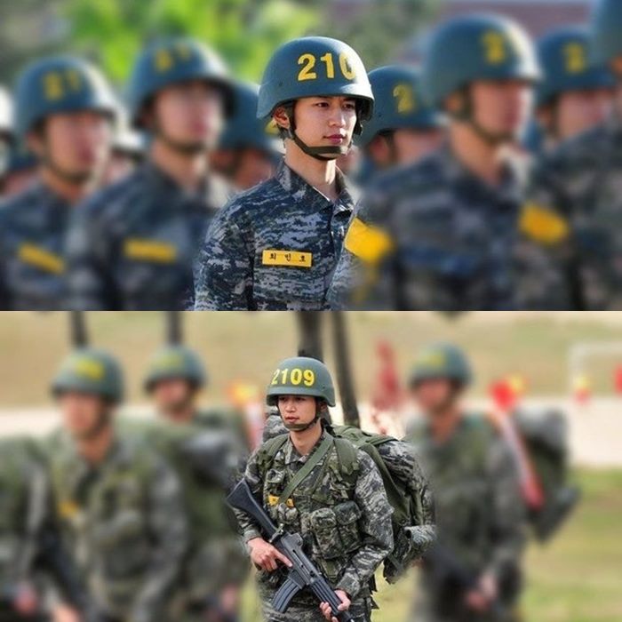 Bài báo: Cập nhật về SHINee Minho kể từ khi nhập ngũ... 'vẻ điển trai không thể che giấu trong Hải quân' 