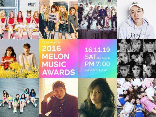 News: Melon Music Awards 2016 công bố Top 10 nghệ sĩ hàng đầu của năm