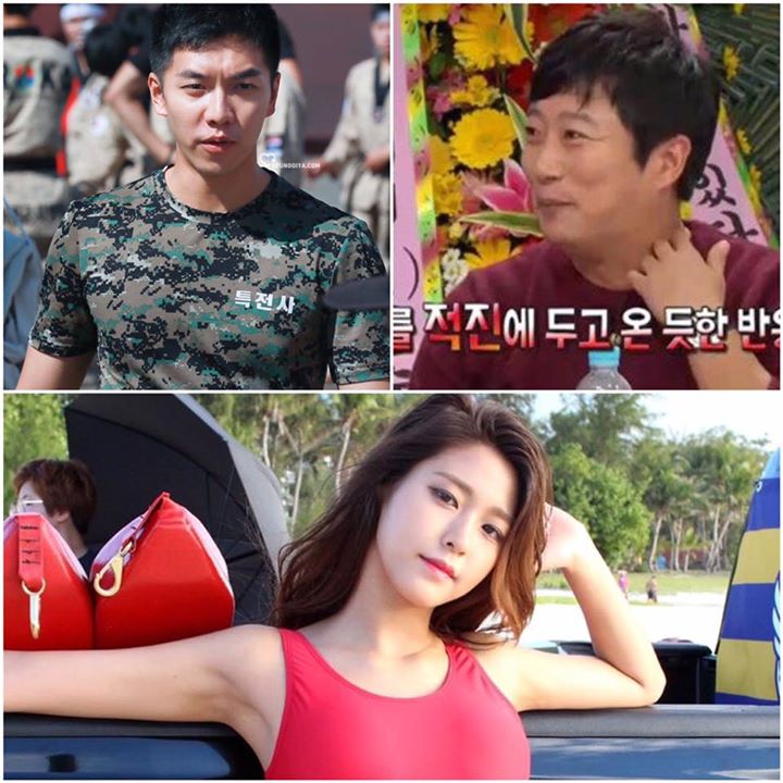 Diễn viên hài Lee Soo Geun tiết lộ trên Radio Star rằng mới đây anh đã tới thăm Lee Seung Gi trong quân ngũ: