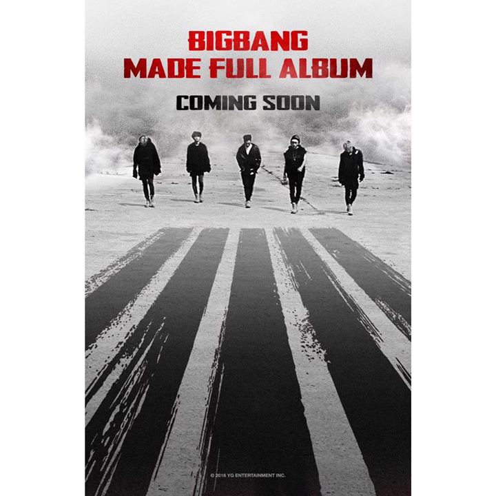 YG thông báo BIGBANG là nghệ sĩ tiếp theo sẽ comeback với full album "Made" nằm trong dự án kỉ niệm 10 năm ca hát.