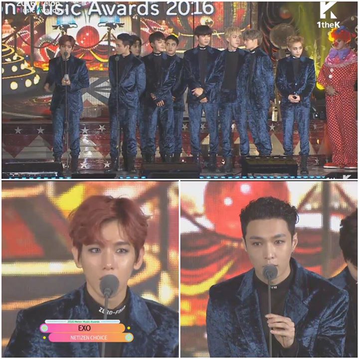 #MMA2016 Netizen Choice Award (40% Digital Sales + 60% Votes): EXO