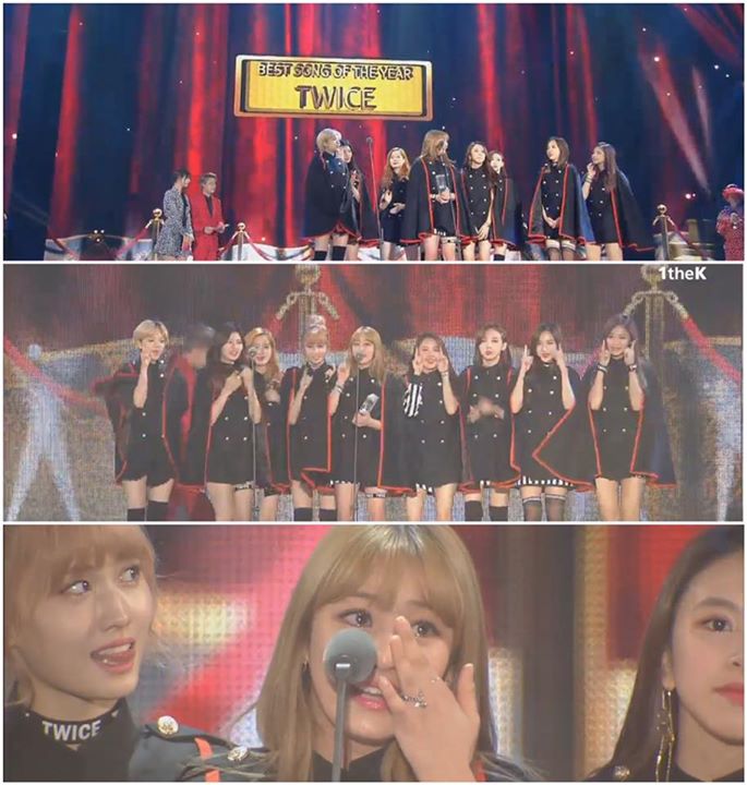 #MMA2016 DAESANG Song of the Year: TWICE - "Cheer Up"