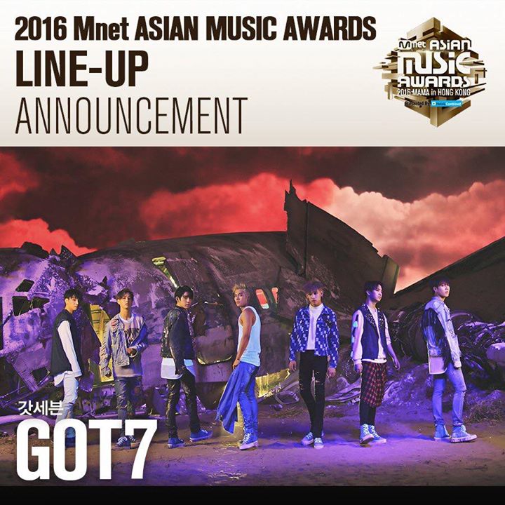 GOT7, MONSTA X, Taeyeon, Taemin & BewhY xác nhận tham gia #MAMA2016 tại Hồng Kông