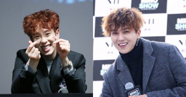 Mino (Winner) và P.O (Block B) để tóc giống nhau để thể hiện tình bạn?