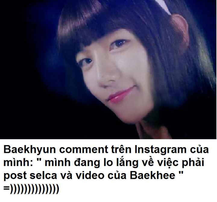 [COMMENT] 161030 BAEKHYUN COMMENT ON INSTAGRAM.