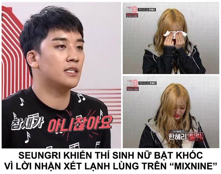 ‘Mix Nine’ đã chiếu preview cảnh thử giọng của một vài thí sinh ở tập 3, trong đó có Han Hyeri, người từng đạt #12 trong ‘Produce 101’ mùa 1. Khi được Big Bang Seungri hỏi cô nghĩ sức hút gì đã khiến bản thân đạt #12, Hyeri tự tin trả lời: “Chẳng phải em 