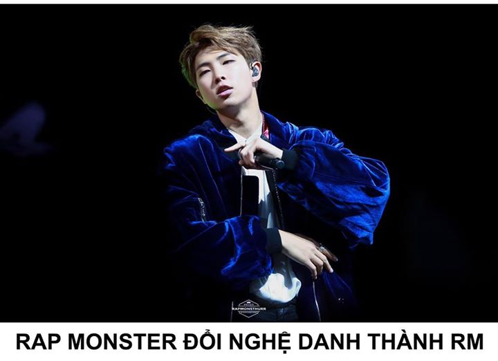 Sau thời gian dài suy nghĩ, Rap Monster quyết định thay đổi nghệ danh vì cảm thấy cái tên cũ khá dài và ngày càng không phù hợp với định hướng âm nhạc mà mình muốn theo đuổi trong tương lai. Trước đó đã có một vài bài hát và mixtape của trưởng nhóm BTS đư