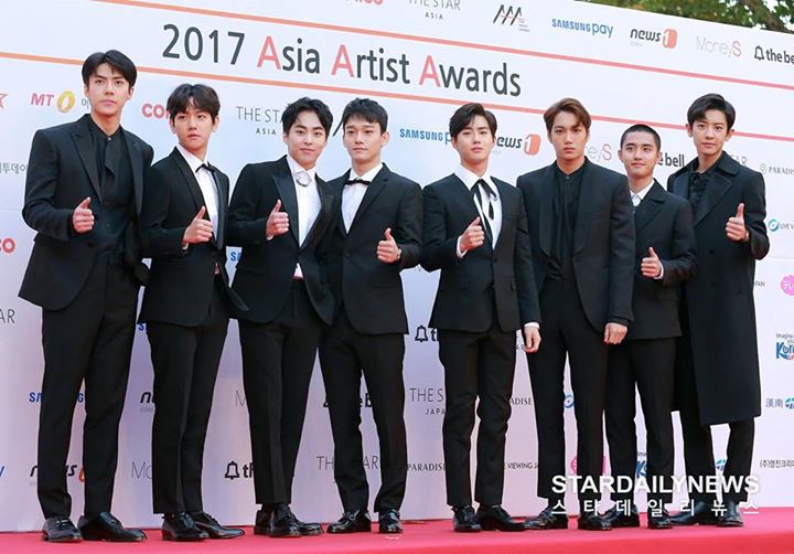 Thảm đỏ Lễ trao giải Asia Artist Award 2017