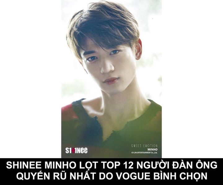 Vogue nhận xét về SHINee Minho: “Một ngôi sao K-Pop dày dặn kinh nghiệm với giọng nói tựa như tơ lụa, sự xuất hiện giản dị nhất của anh ấy cũng có thể lên trang nhất các tờ báo và khiến fan ‘mất máu’. Ngoài ra cuộc gặp mặt của anh với phu nhân tổng thống 