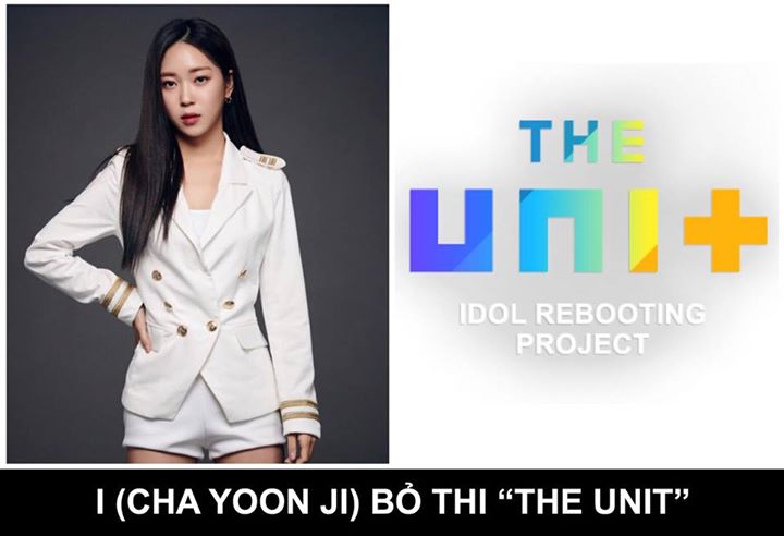 WM Entertainment x&aacute;c nhận em g&aacute;i B1A4 Baro rời chương tr&igrave;nh v&igrave; l&yacute; do sức khoẻ, sự mệt mỏi khiến c&ocirc; kh&ocirc;ng thể hiện được kĩ năng tốt nhất của m&igrave;nh trong show. &ldquo;The Unit&rdquo; cho biết họ sẽ kh&ocirc;ng bi&ecirc;n tập I ra khỏi tập sắp tới v&agrave; nhiệm vụ biểu diễn đ&atilde; ghi h&igrave;nh x