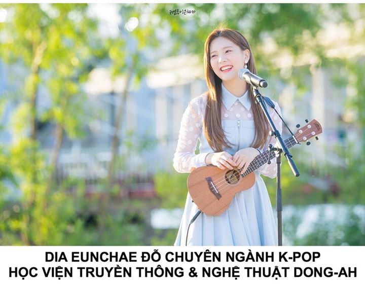 Maknae DIA đã trúng tuyển vào ngành K-Pop thuộc khoa Truyền hình và Giải trí của Học viện Dong-Ah.