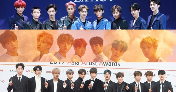 EXO, BTS và Wanna One - Ai là người về đích cuối cùng trong cuộc đua tranh giải Kakao Hot Star tại Melon Music Awards 2017?