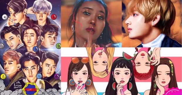 30 tấm Fan-Art đẹp lung linh lọt vào vòng chung kết của MAMA 2017