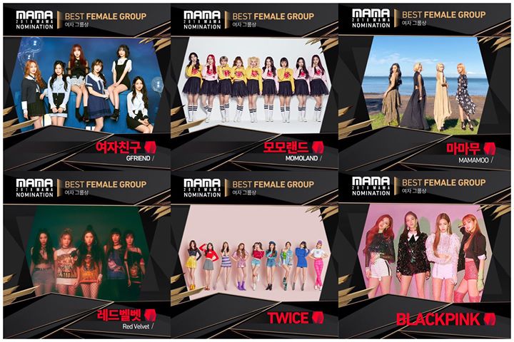 Đề cử #BestFemaleGroup tại MAMA 2018: