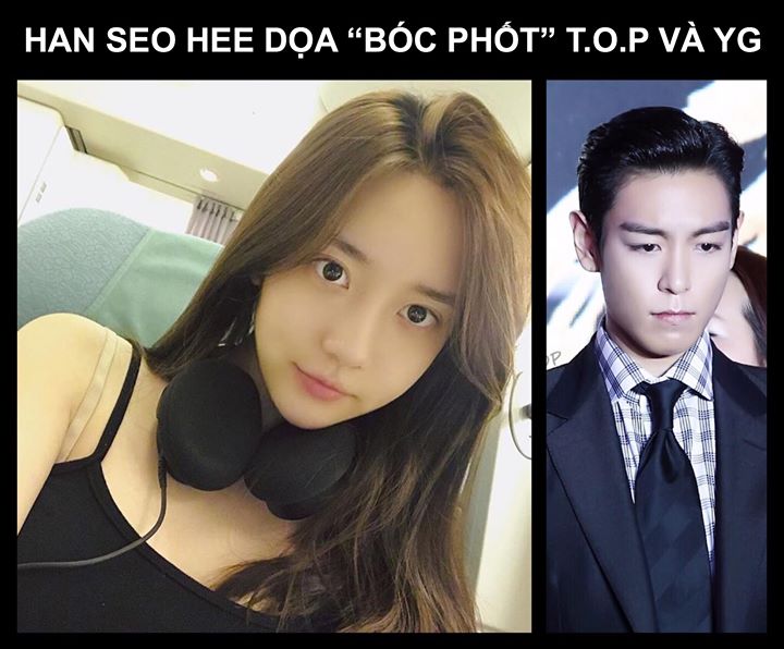 Big Bang T.O.P vừa có động thái trở lại Instagram sau gần 2 năm vắng bóng thì cô bạn gái cũ trong scandal hút cần sa đã lên 1 bài đăng với giọng điệu bực tức: 