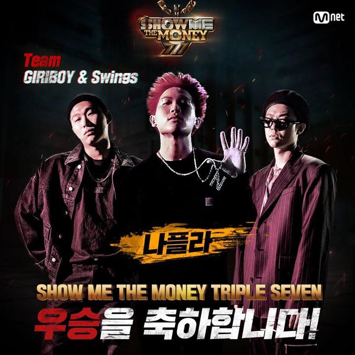 Rapper Nafla chính thức lên ngôi Quán quân Show Me The Money 777. Á quân Loopy, Quý quân Kid Milli 