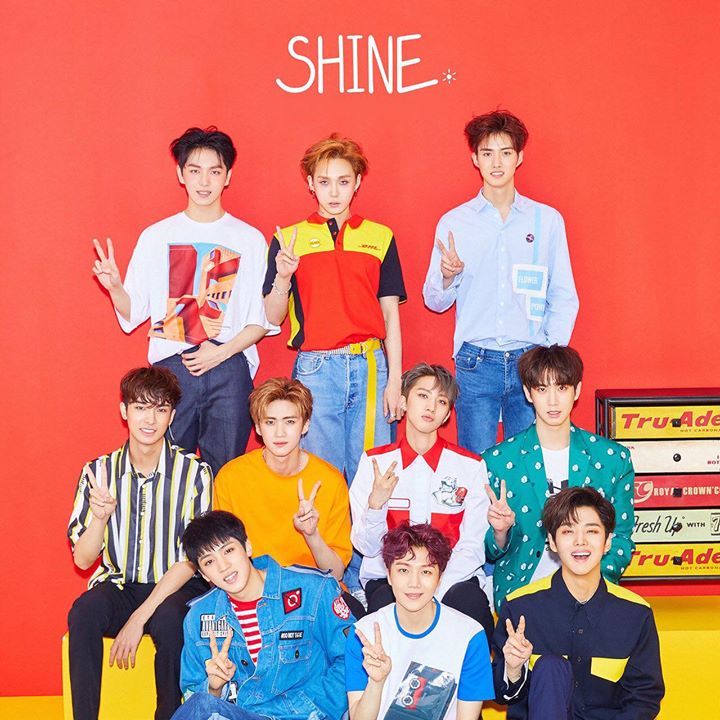 Cube cộng gộp views từ 1theK (94,7 triệu) và kênh Youtube chính thức của nhóm (5,4 triệu) => thông báo MV “SHINE” của PENTAGON đạt 100 triệu views sau 7 tháng phát hành 