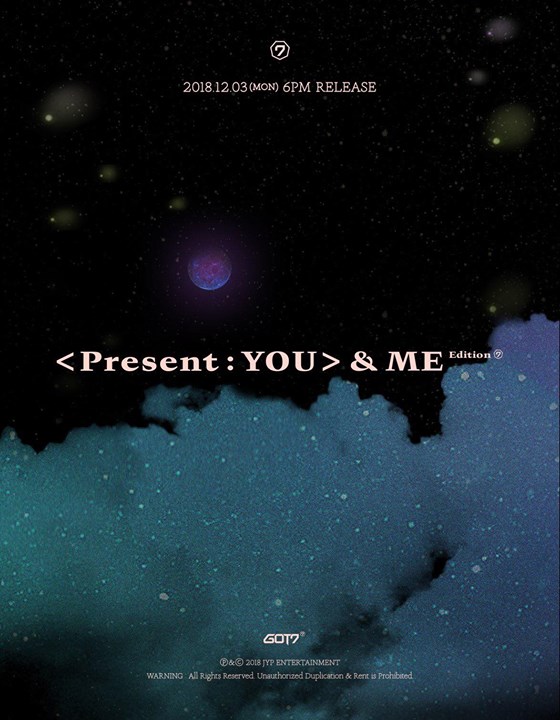 GOT7 sẽ tung phiên bản mới của album <PRESENT : YOU> mang tên <PRESENT : YOU> &ME vào 3/12