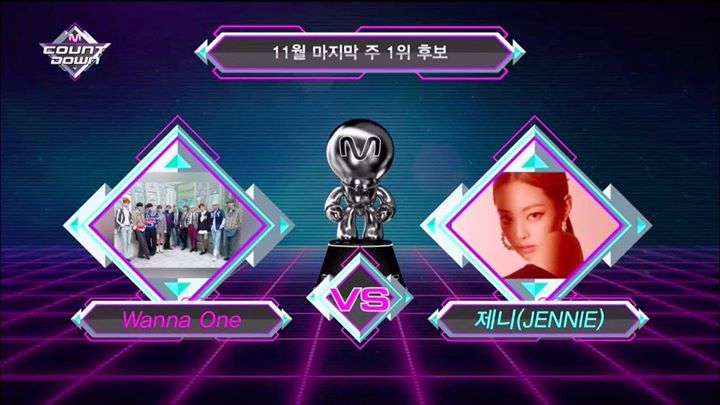 Wanna One thắng BLACKPINK Jennie ở M!Countdown