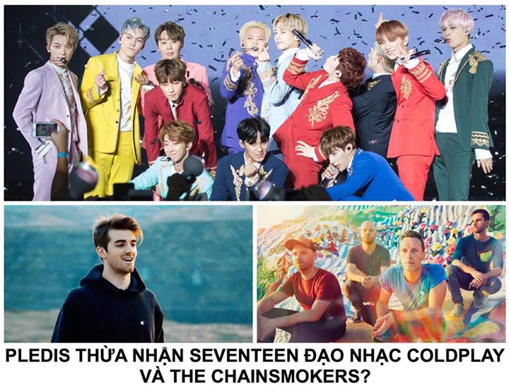 Một bài báo độc quyền của Yonhap News có tiêu đề “SEVENTEEN thừa nhận đạo nhạc? Coldplay được đăng kí là nhà sản xuất của ‘Don’t Wanna Cry’.” 