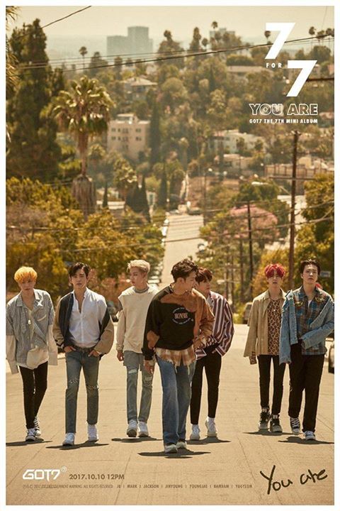 GOT7 tung bộ ảnh teaser cho mini album thứ 7 “7 FOR 7” kèm ca khúc chủ đề “YOU ARE” phát hành ngày 10/10