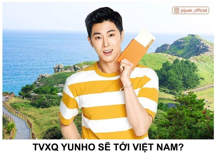 Theo nguồn tin, Yunho với cương vị đại sứ của hãng hàng không Jeju Air sẽ tới Đà Nẵng và Hà Nội trong thời gian tới để quay TVC quảng bá. Ở Đà Nẵng sẽ ghi hình ở resort InterContinental hoặc khu nghỉ dưỡng Hyatt Regency. Địa điểm ở Hà Nội vẫn đang được gi