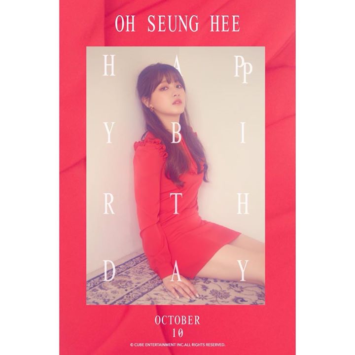 Ch&uacute;c mừng sinh nhật CLC Seunghee (10/10/1995) #Happy_SEUNGHEE_Day #오리_23살_되는날