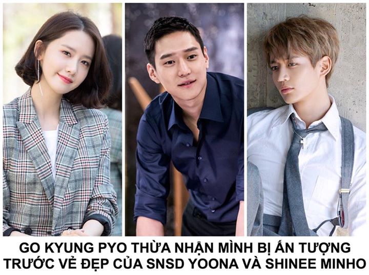 Khi làm khách mời trên chương trình V Live ‘Came to Busan Mukbang’ phát sóng ngày 14/10, Go Kyung Pyo đã chọn YoonA là người nổi tiếng làm anh ấn tượng nhất khi gặp mặt. Nam diễn viên chia sẻ: “Tôi mới gặp YoonA ngoài đời lần đầu tiên hôm qua, và cô ấy đẹ