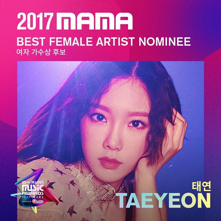 Đề cử #2017MAMA Best Female Artist: