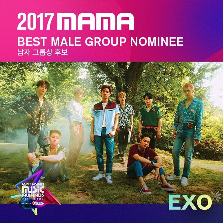 Đề cử #2017MAMA Best Male Group: 