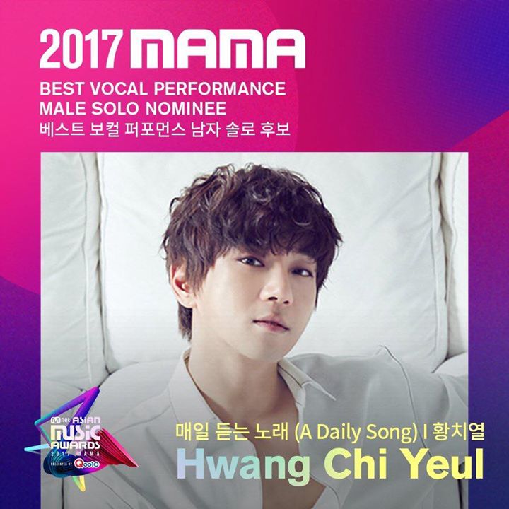 Đề cử #2017MAMA Best Vocal Performance Male Solo 