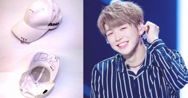 Một học sinh tiểu học đã thắng trong cuộc đấu giá chiếc mũ của Kang Daniel với giá 50 triệu VNĐ