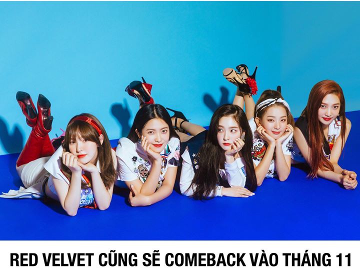 Tháng 11 thêm nóng bỏng với sự gia nhập của Red Velvet