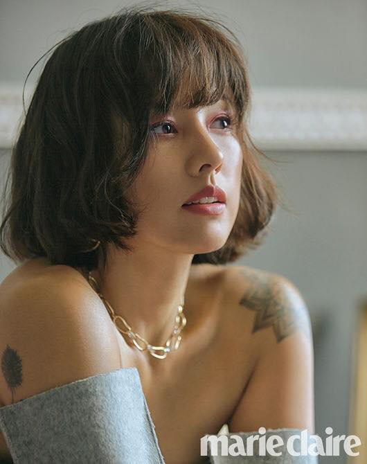 Lee Hyori với tóc ngắn trên tạp chí Marie Claire