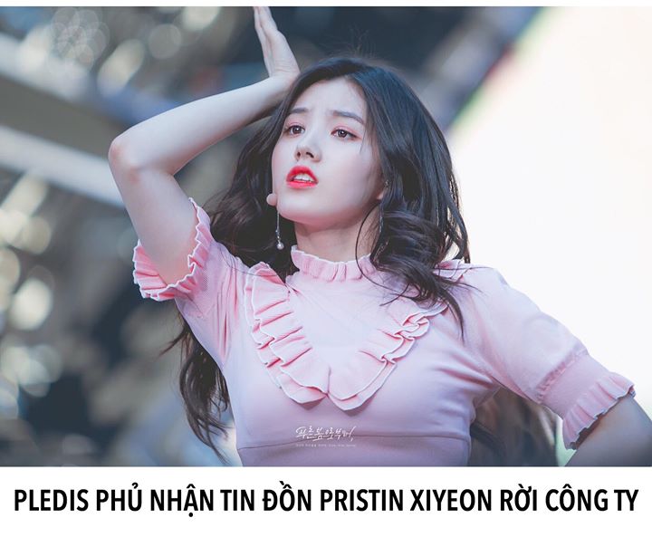 “Việc Xiyeon chấm dứt hợp đồng là vô căn cứ. Cô ấy vẫn là nghệ sĩ của Pledis và đang luyện tập chăm chỉ.” Tuy nhiên không giải thích lý do PRISTIN hơn 1 năm không comeback với đội hình đầy đủ thành viên.