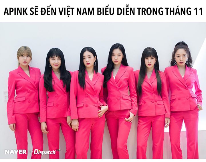 Apink là khách mời tiếp theo của show âm nhạc V Heartbeat Live diễn ra vào 30/11 ở Nhà hát Hòa Bình