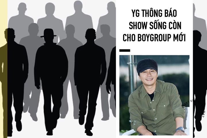 Yang Hyun Suk chính thức thông báo show sống còn dành cho nhóm nhạc nam mới “Hòm Châu Báu YG”