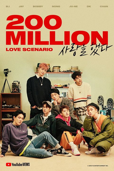 “LOVE SCENARIO” là MV đầu tiên của iKON cán mốc 200 triệu views 