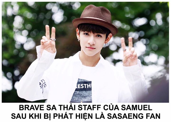 Các fan của Samuel thông báo cho Brave Entertainment rằng hiện có 4 staff đang làm việc ở bộ phận marketing của Samuel là sasaeng fan của KNK, họ đã làm lộ thông tin cá nhân của Samuel chỉ 1 tháng sau khi nam idol debut. Để kiểm soát sự việc trước khi nó 